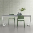 Mesa Extensible Hasta 238 cm con Tapa de Laminam Made in Italy - Pablito viadurini