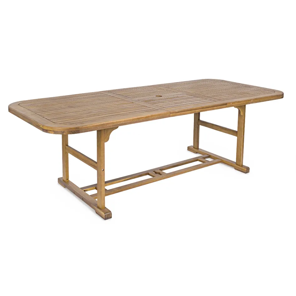 Mesa de Jardín Extensible de Madera hasta 240 cm, de Design - Roxen viadurini