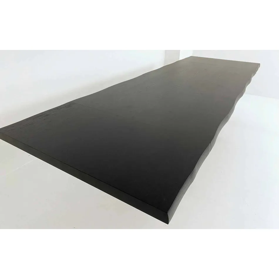 Mesa Extensible hasta 300 cm en Madera Chapada Hecho en Italia - Ezzellino viadurini