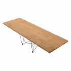 Mesa Extensible hasta 300 cm en Madera Chapada Hecho en Italia - Ezzellino viadurini