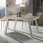 Mesa Extensible hasta 240 cm en Madera Lacada Made in Italy - Adrienne viadurini