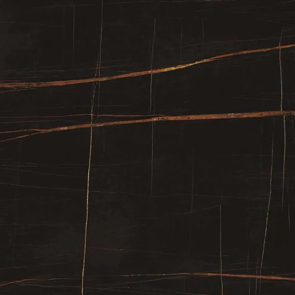 Mesa extensible hasta 260 cm en gres, mármol y madera Made in Italy - Malita viadurini