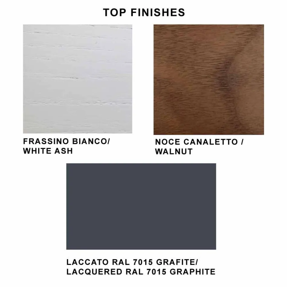 Mesa Extensible de Vidrio y Madera Chapada hasta 280 cm - Eugrafo viadurini