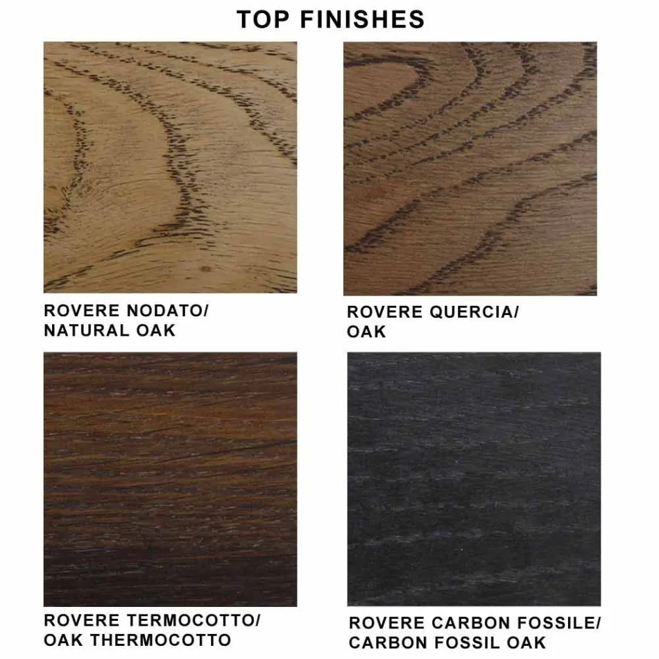 Mesa Extensible de Vidrio y Madera Chapada hasta 280 cm - Eugrafo viadurini