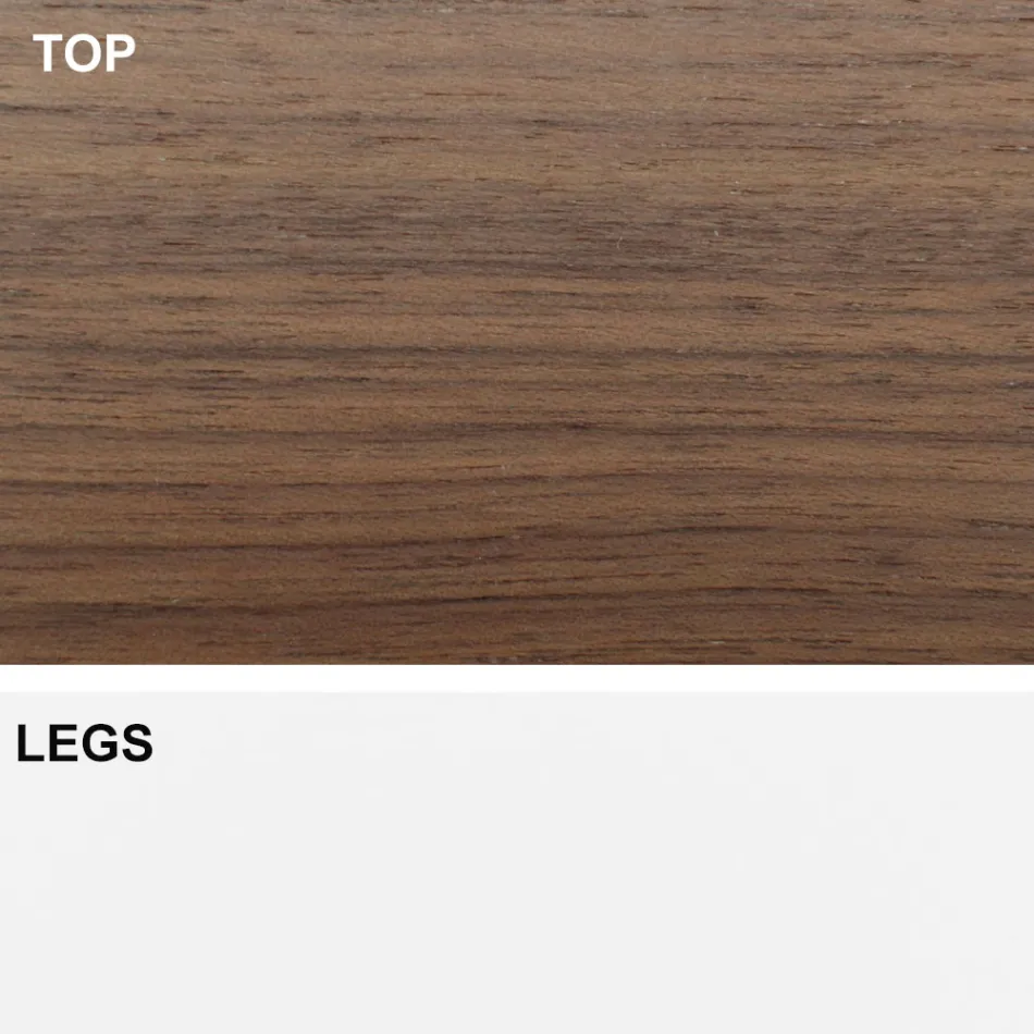 Mesa extensible hasta 300 cm con tapa chapada Made in Italy - Grotta viadurini