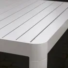 Mesa de Exterior Extensible hasta 300 cm en Aluminio Pintado - Vidrio viadurini