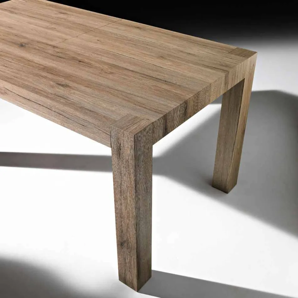 Mesa extensible hasta 300 cm moderna de melamina diseño Oky viadurini