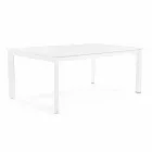 Mesa extensible de aluminio de diseño moderno para Homemotion al aire libre - Casper viadurini