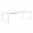 Mesa extensible de aluminio de diseño moderno para Homemotion al aire libre - Casper viadurini