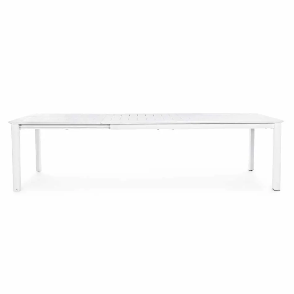 Mesa extensible de aluminio de diseño moderno para Homemotion al aire libre - Casper viadurini