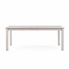 Mesa extensible de aluminio de diseño moderno para Homemotion al aire libre - Casper viadurini