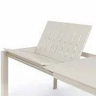 Mesa extensible de aluminio de diseño moderno para Homemotion al aire libre - Casper viadurini