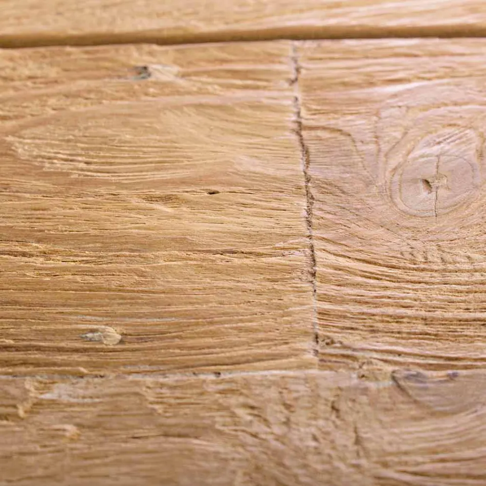 Mesa extensible de diseño de jardín de madera para 6 personas Homemotion - Hunter viadurini