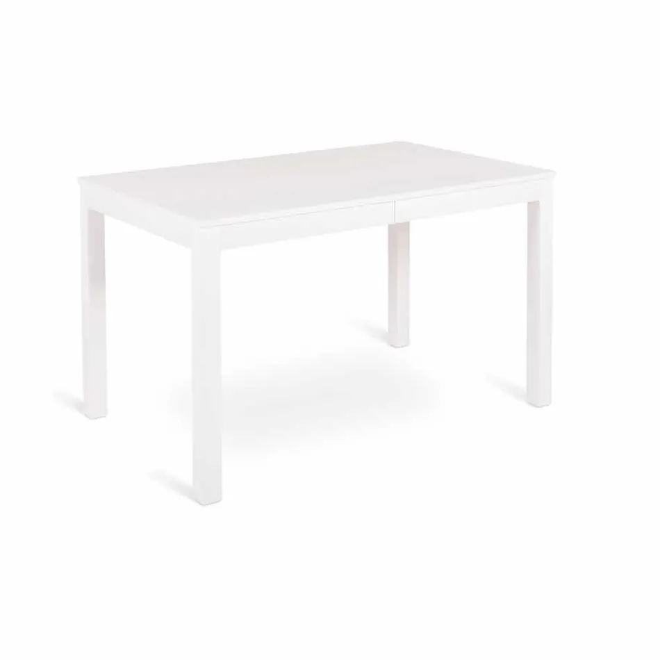 Mesa extensible en madera de haya fabricado en Italia Tito viadurini