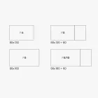 Mesa Extensible de Melamina en Diferentes Acabados Made in Italy - Lily viadurini