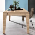 Mesa Extensible en Melamina de Diferentes Acabados Made in Italy - Lily viadurini