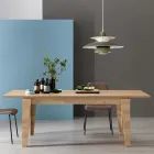 Mesa Extensible en Melamina de Diferentes Acabados Made in Italy - Lily viadurini