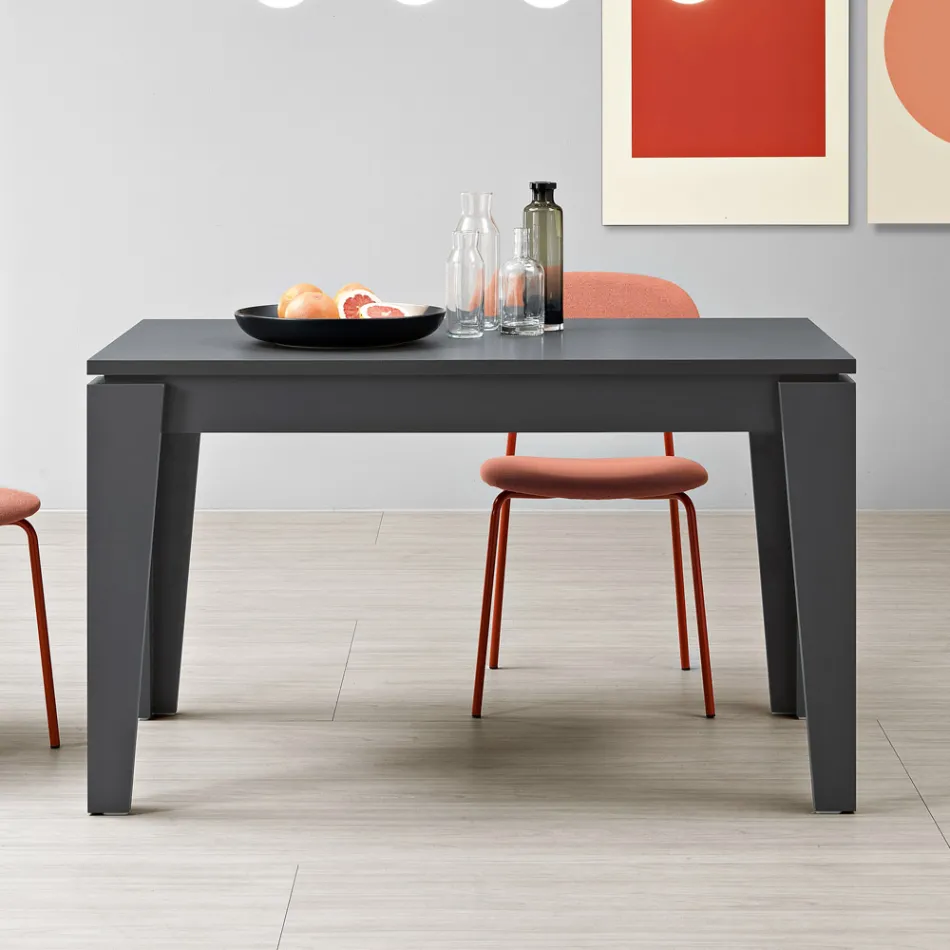 Mesa Extensible en Melamina de Diferentes Acabados Made in Italy - Lily viadurini