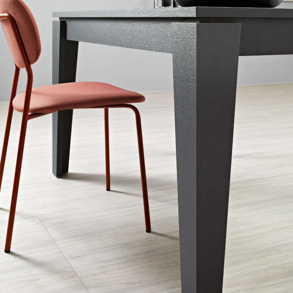 Mesa Extensible en Melamina de Diferentes Acabados Made in Italy - Lily viadurini