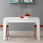 Mesa Extensible de Melamina en Diferentes Acabados Made in Italy - Lily viadurini