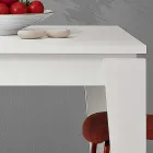 Mesa Extensible en Melamina de Diferentes Acabados Made in Italy - Lily viadurini
