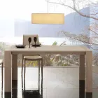 Mesa extensible en MDF melamina y moderna Jesi viadurini