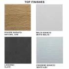 Mesa Extensible Moderna 14 asientos con Tapa Laminada Hecho en Italia -Ezzellino viadurini