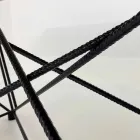 Mesa Extensible Moderna 14 asientos con Tapa Laminada Hecho en Italia -Ezzellino viadurini