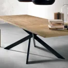 Mesa extensible moderna en madera de roble Made in Italy - Oncino viadurini