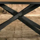Mesa extensible moderna en madera de roble Made in Italy - Oncino viadurini