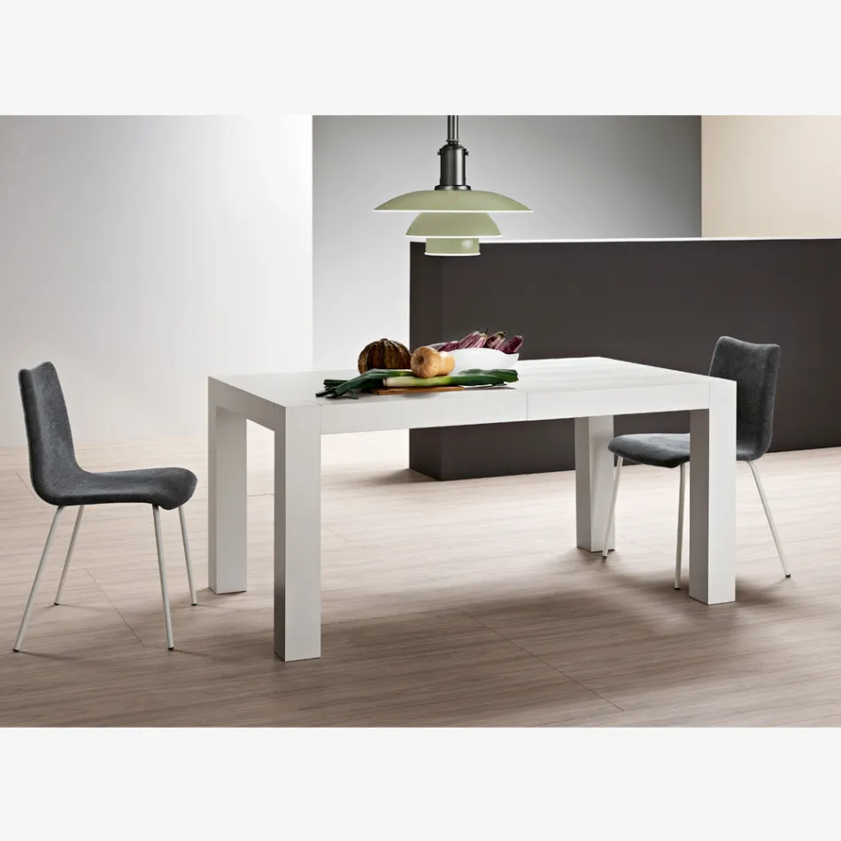 Mesa Extensible de Melamina Plegable Made in Italy - Oky viadurini