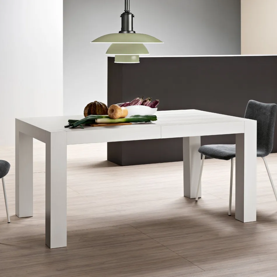 Mesa Extensible de Melamina Plegable Made in Italy - Oky viadurini