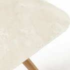 Mesa con base de madera y tapa de cerámica Chianca de Ostuni - Infinity viadurini