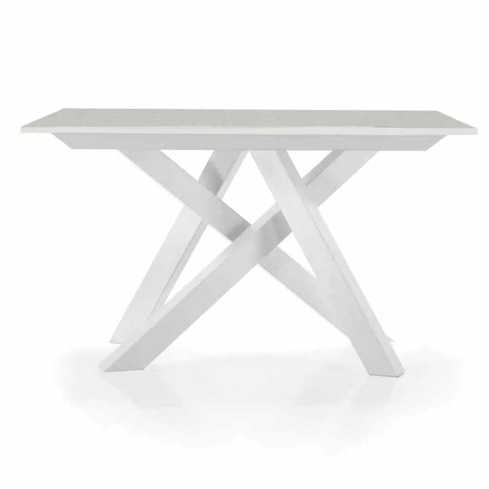 Mesa Consola Extensible hasta 325 cm en Melamina Hecho en Italia - Settimmio viadurini