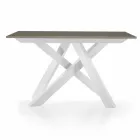 Mesa Consola Extensible hasta 325 cm en Melamina Hecho en Italia - Settimmio viadurini