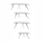 Mesa Consola Extensible hasta 325 cm en Melamina Hecho en Italia - Settimmio viadurini