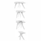 Mesa Consola Extensible hasta 325 cm en Melamina Hecho en Italia - Settimmio viadurini