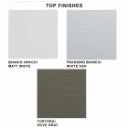 Mesa Consola Extensible hasta 325 cm en Melamina Hecho en Italia - Settimmio viadurini