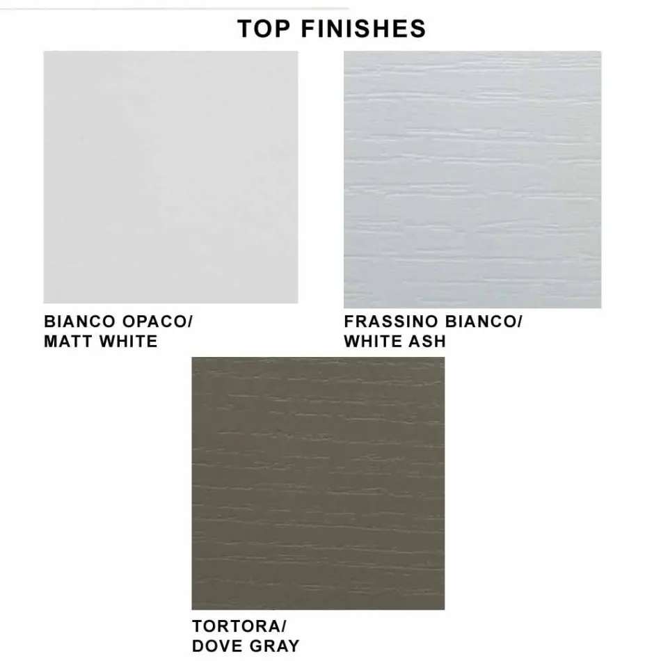 Mesa Consola Extensible hasta 325 cm en Melamina Hecho en Italia - Settimmio viadurini