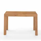 Mesa consola extensible en madera chapada Made in Italy - Gordito viadurini