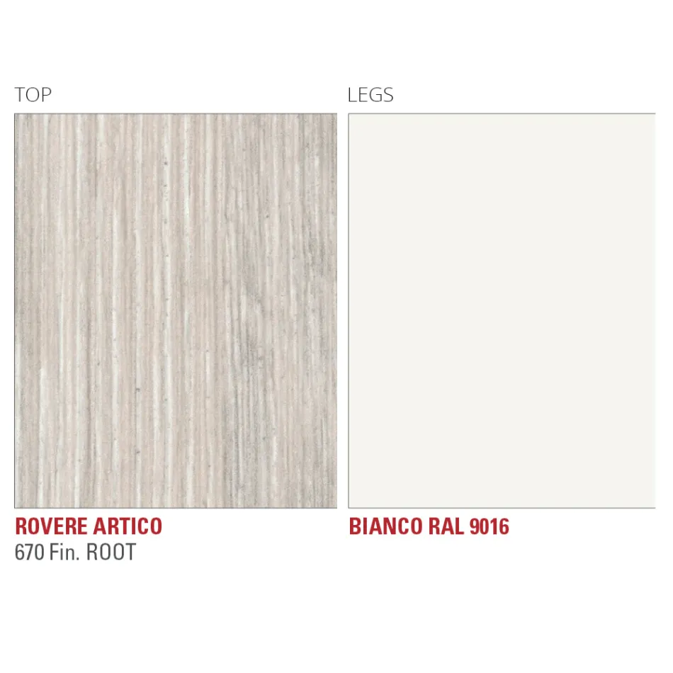 Mesa de cocina extensible hasta 240 cm en fino HPL Made in Italy - Júpiter viadurini