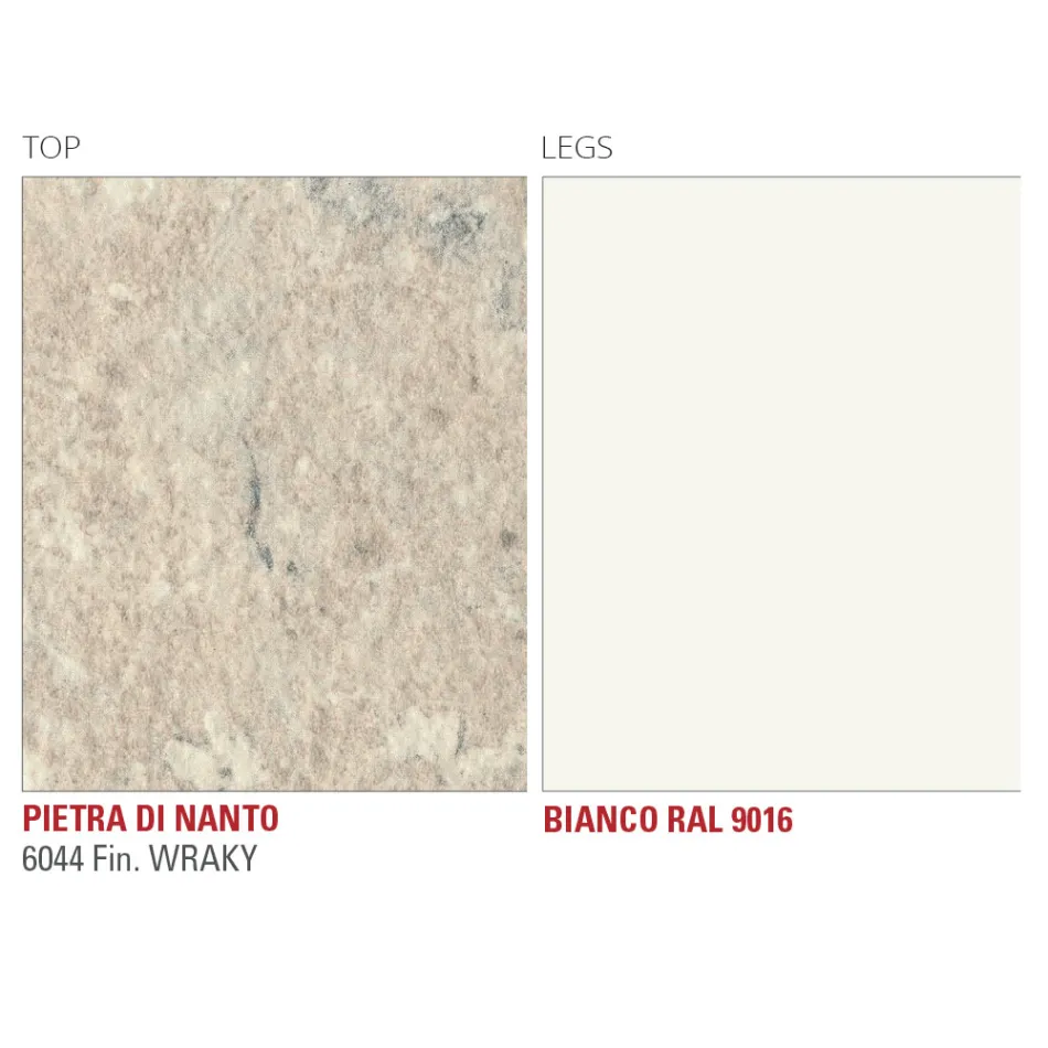 Mesa de cocina extensible hasta 240 cm en fino HPL Made in Italy - Júpiter viadurini