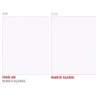 Mesa de cocina en Fenix y metal blanco de calidad Made in Italy - Carlino viadurini