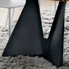 Mesa de cocina en madera y metal Made in Italy, alta calidad - Dotto viadurini