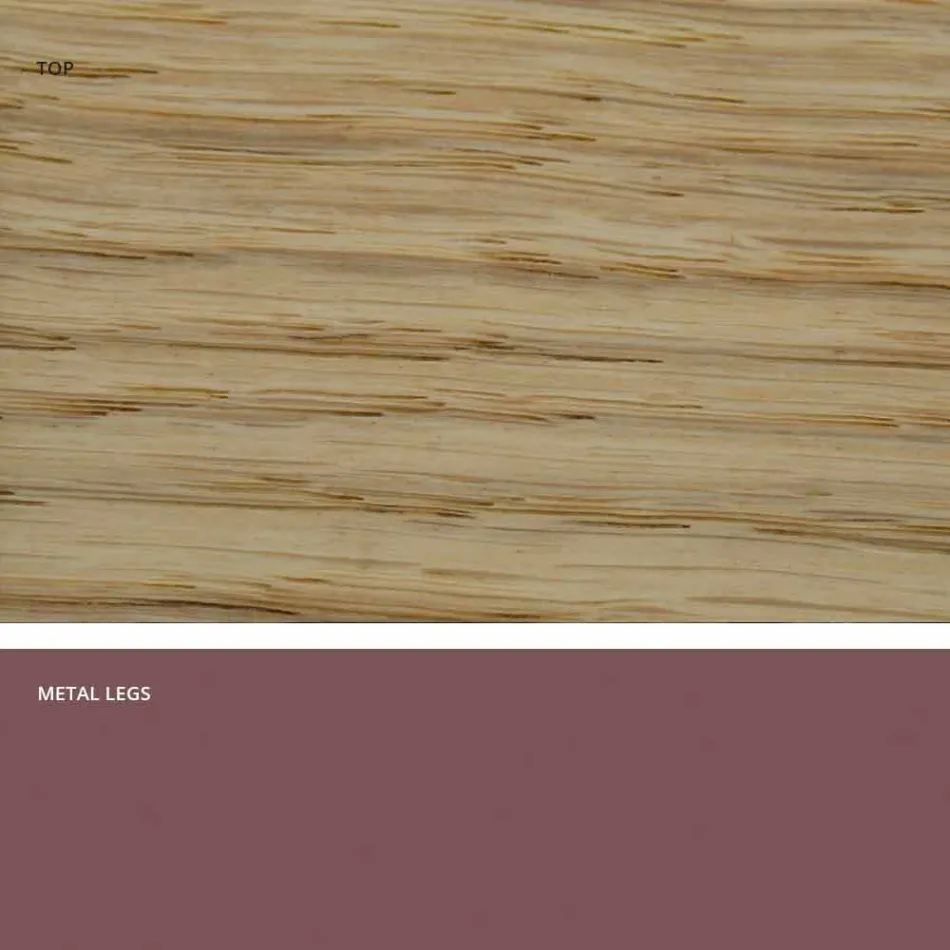 Hecho en Italia mesa de cocina de madera maciza de diseño, Dionigi viadurini