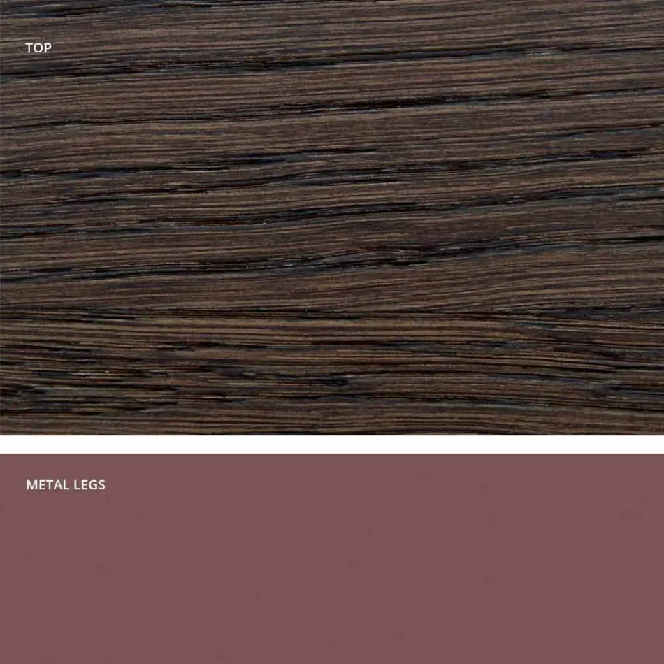 Hecho en Italia mesa de cocina de madera maciza de diseño, Dionigi viadurini