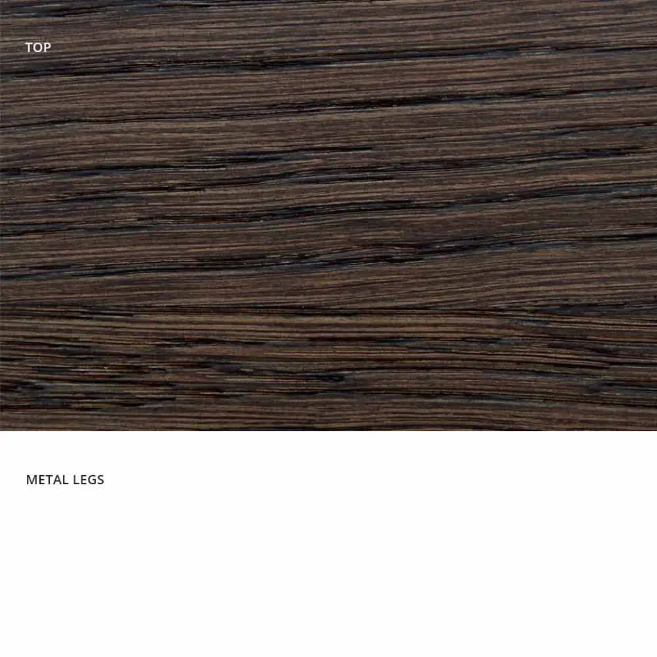 Hecho en Italia mesa de cocina de madera maciza de diseño, Dionigi viadurini