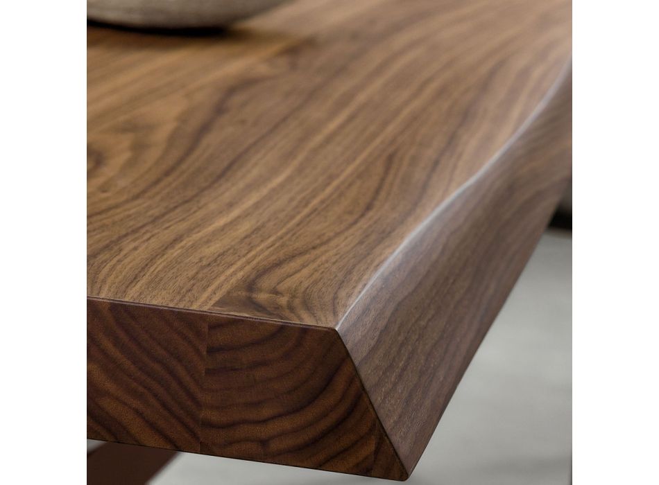 Mesa de cocina en madera descortezada de alta calidad Made in Italy - Pinocho viadurini