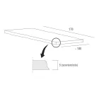 Mesa de cocina en madera descortezada de alta calidad Made in Italy - Pinocho viadurini