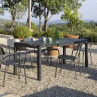 Mesa Exterior Extensible a 250 cm en Metal Made in Italy - Beverly viadurini